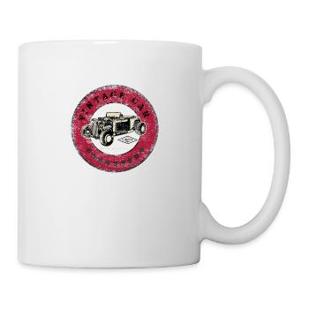 Oldtimer car - Mug - white - Right