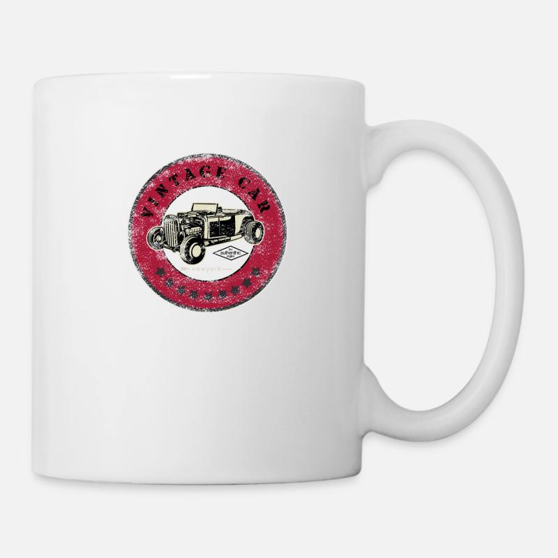 Voiture Oldtimer - Mug blanc - blanc