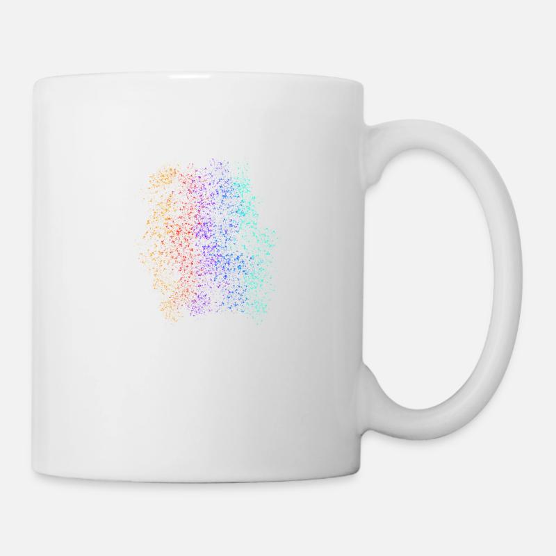 Colorful paint splashes - Mug - white