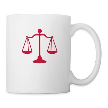balance justice 2101 - Mug blanc - blanc - Droite