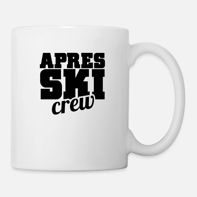 apres ski - Tasse - Weiß