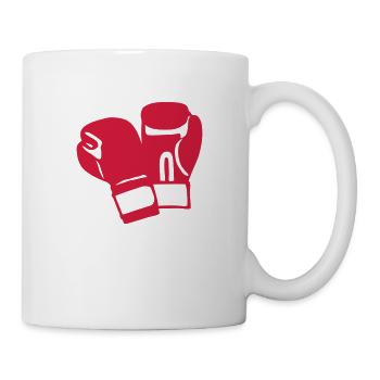 gant boxe paire 2701 - Mug blanc - blanc - Droite