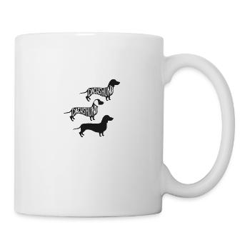 Dachshund - Mug - white - Right
