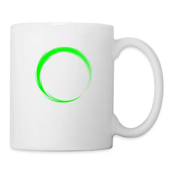 Kreis Symbol Form - Tasse - Weiß - Rechts