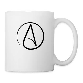 Atheismus-Symbol - Tasse - Weiß - Rechts