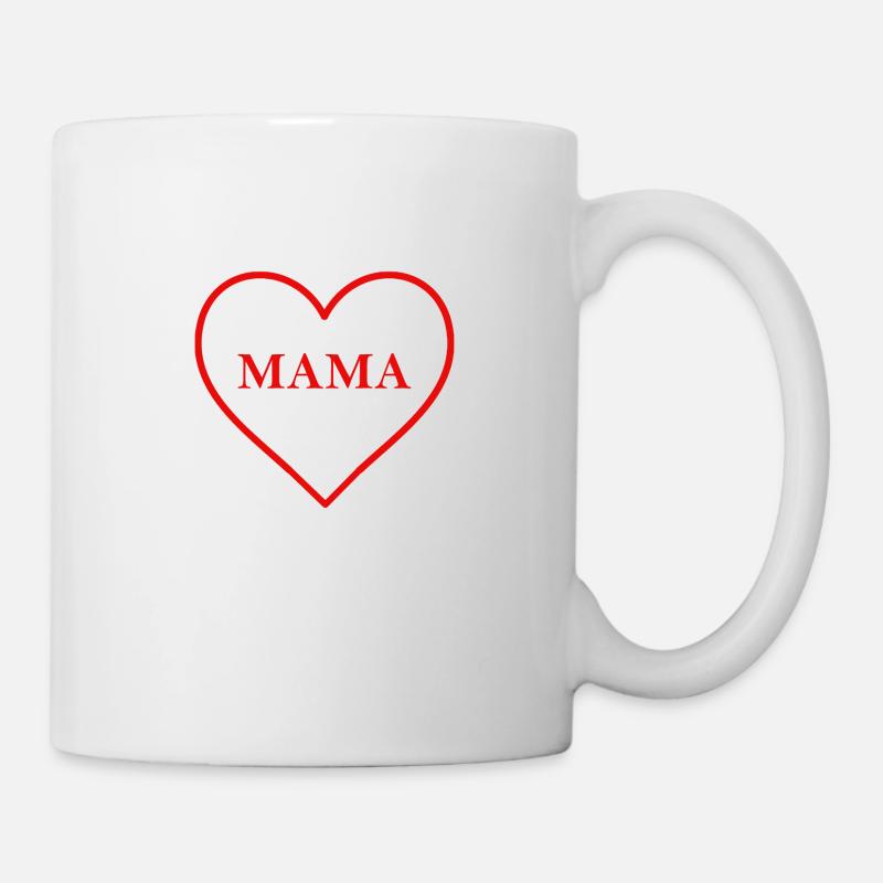 Maman de coeur - Mug blanc - blanc