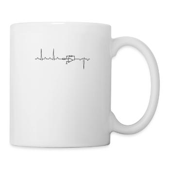 Heartbeat Inverter black - Mug - white - Right