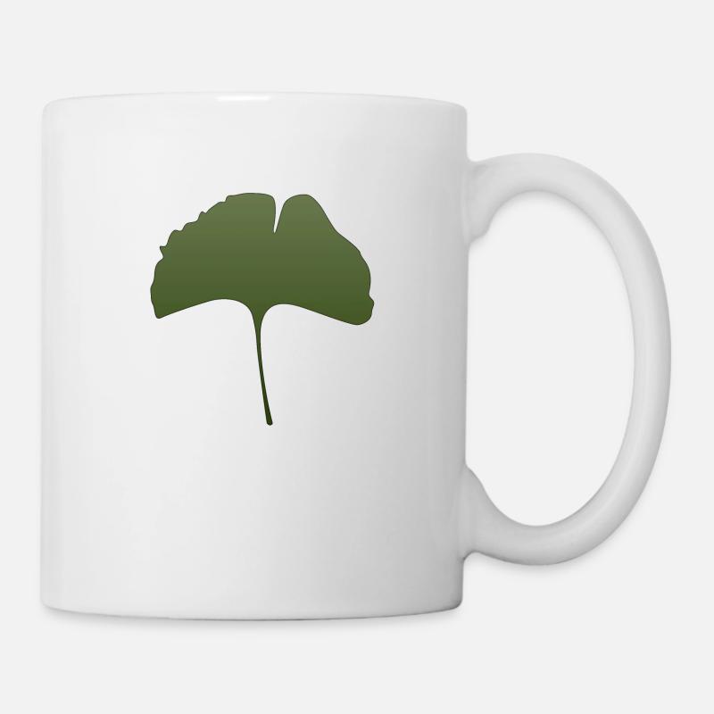 Ginkgo - Tasse - Weiß