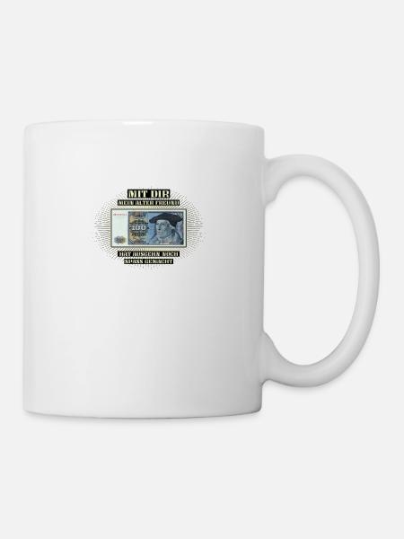 D-Mark - Tasse - Weiß