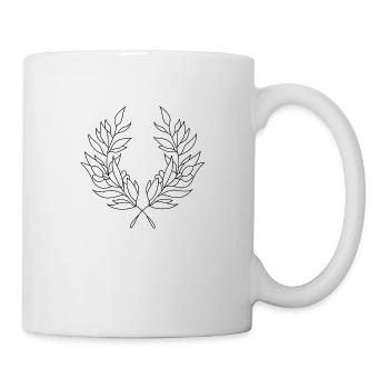 Kranz - Tasse - Weiß - Rechts