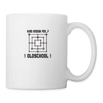 Oldschool - Tasse - Weiß - Rechts