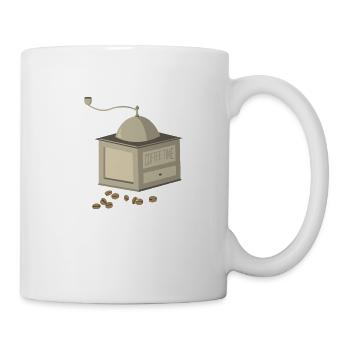 Kaffeezeit - Tasse - Weiß - Rechts