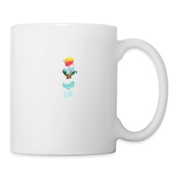 Alchemie Abstrakt Elemente Feuer Wasser Luft Erde - Tasse - Weiß - Rechts