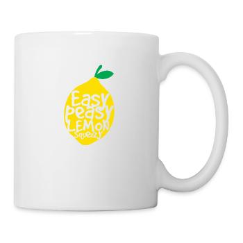 easy peasy lemon squeezy - Tasse - Weiß - Rechts