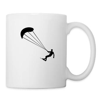 Kiter - Tasse - Weiß - Rechts