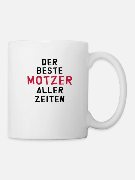 Motzer Motzerin meckern Nörgler Nörglerin motzig - Tasse - Weiß