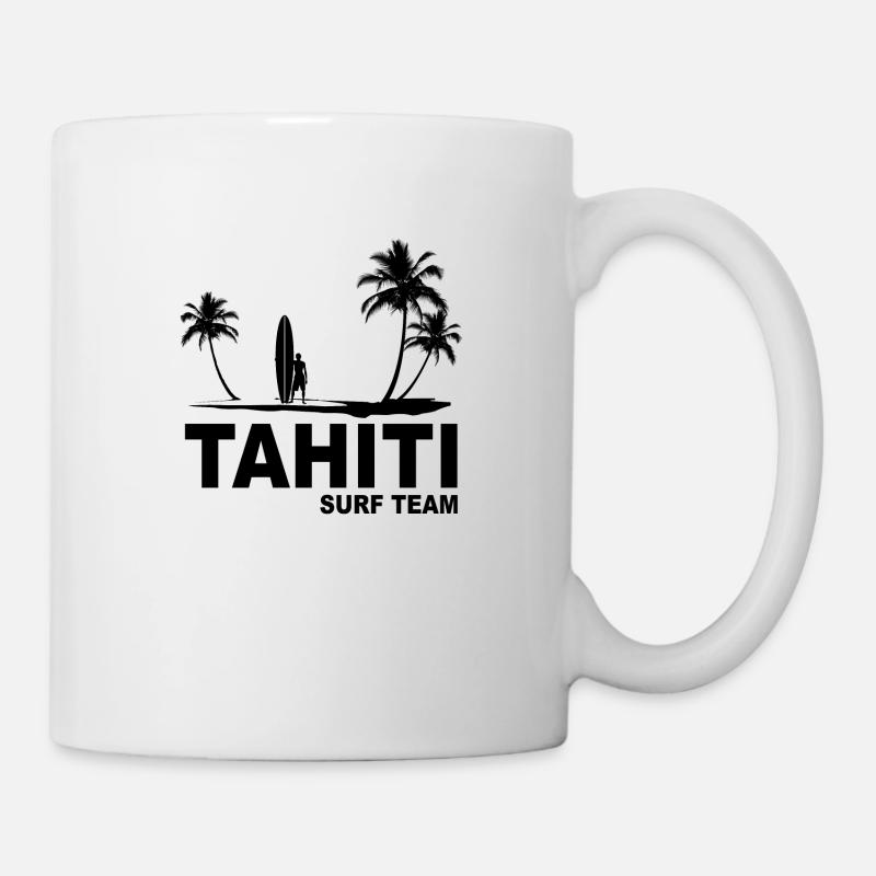 Tahiti surf team - Mug blanc - blanc