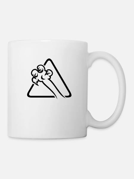 Griffes de chat / griffes en triangle (1c) - Mug blanc - blanc