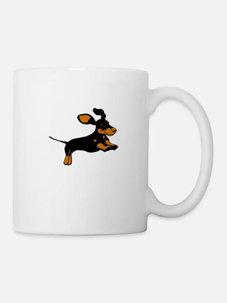 Teckel Cute Dog Design - Mug blanc - blanc