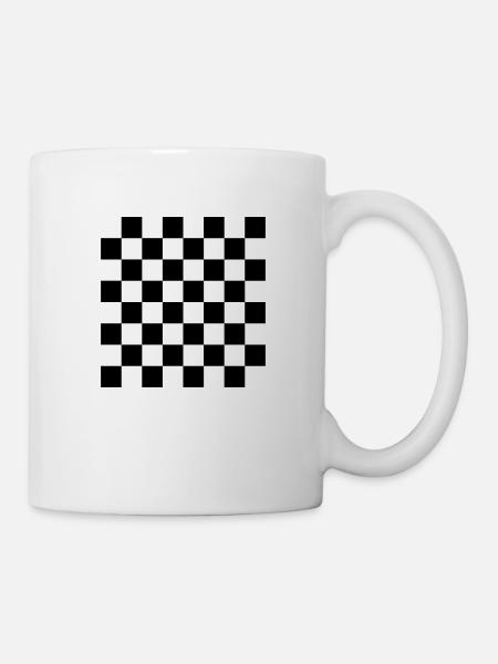 SchwarzWeiß / BlackWhite - Tasse - Weiß