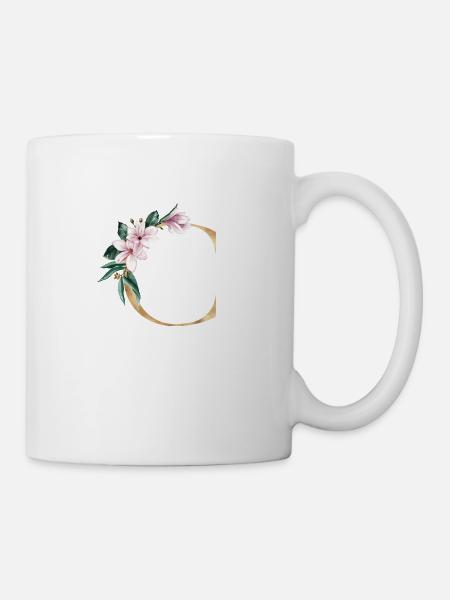 Alphabet C - Tasse - Weiß