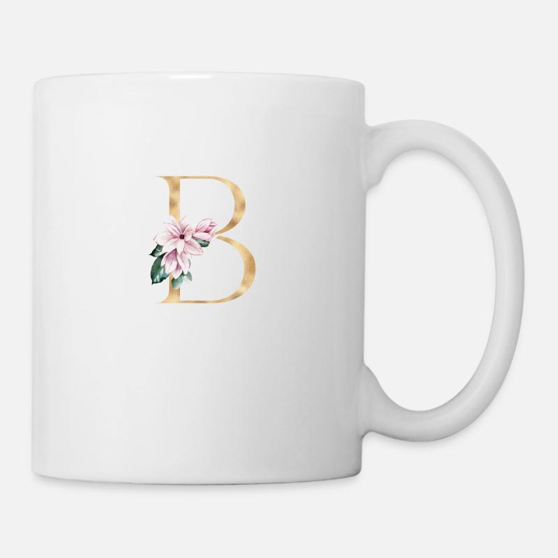 Alphabet B - Tasse - Weiß