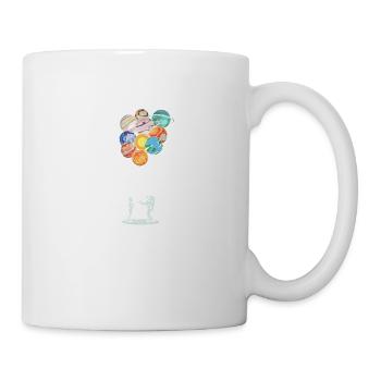 Astronomie Balloon Couple Système solaire astronaute - Mug blanc - blanc - Droite