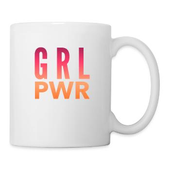 Pouvoir des filles - Mug blanc - blanc - Droite