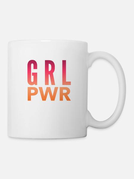 Frauenpower - Tasse - Weiß