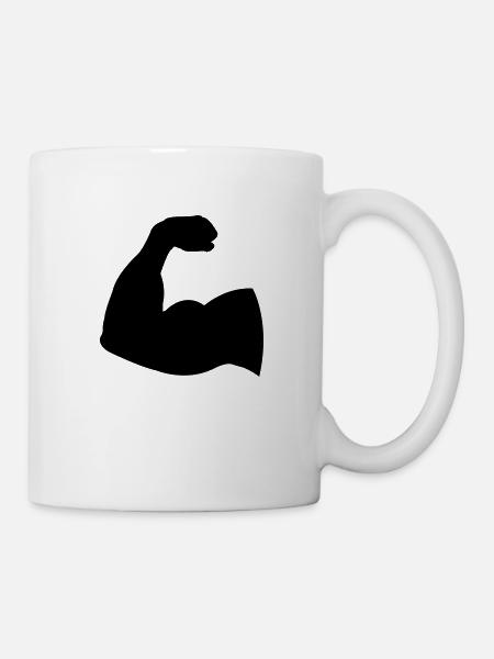 bizep - Tasse - Weiß