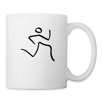 Athletics Running Pictogram - Mug - white - Right
