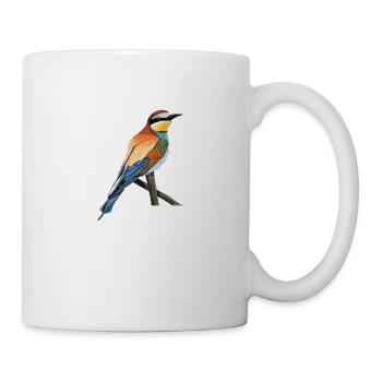 jz.birds bee-eater bird design - Mug - white - Right