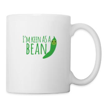Je suis passionné comme un haricot - Mug blanc - blanc - Droite
