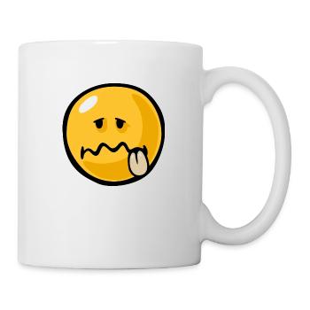 Smiley ill - Mug blanc - blanc - Droite