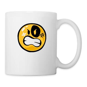 Smiley anger - Tasse - Weiß - Rechts