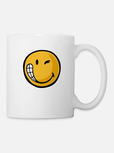 Smiley dude - Mug blanc - blanc