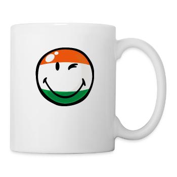 Smiley India - Mug blanc - blanc - Droite