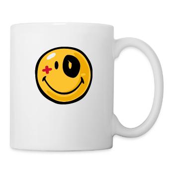 Smiley black eyed - Tasse - Weiß - Rechts