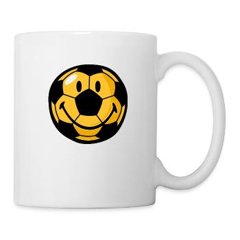 Smiley football - Mug blanc - blanc - Droite