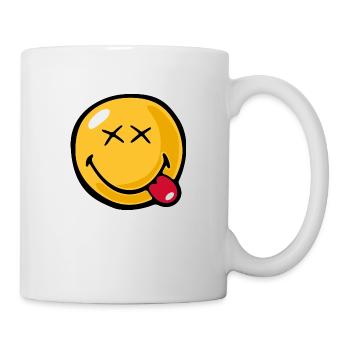 Smiley xx eyes - Mug - white - Right