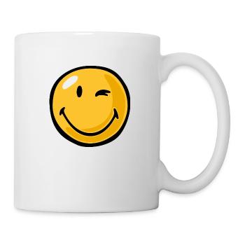 Smiley friendly - Tasse - Weiß - Rechts
