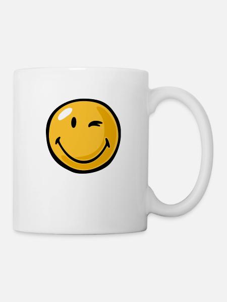 Smiley friendly - Mug blanc - blanc