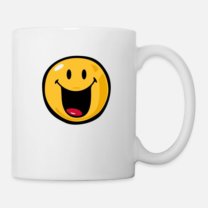 Smiley happy welcome - Mug blanc - blanc
