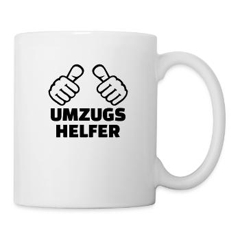 Umzugshelfer - Tasse - Weiß - Rechts