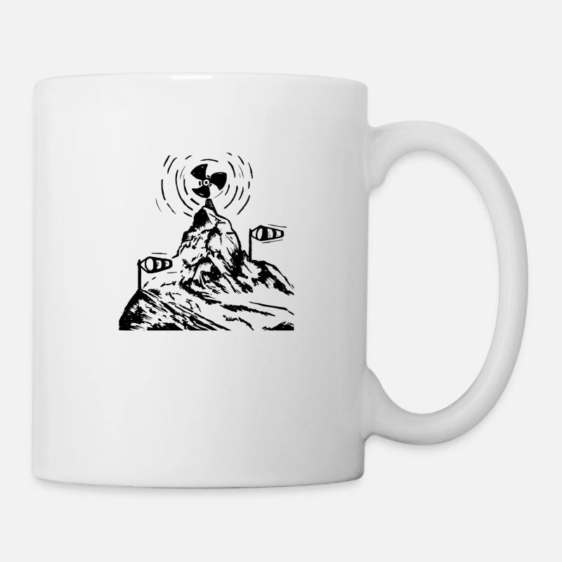 Fan, wind, storm, summit - Mug - white