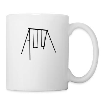balançoire pour enfants b1 - Mug blanc - blanc - Droite