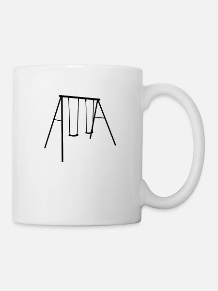 Schaukel für Kinder b1 - Tasse - Weiß