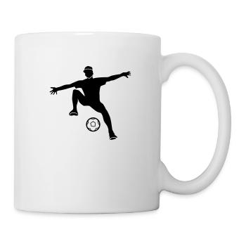 football freestyle - Mug blanc - blanc - Droite