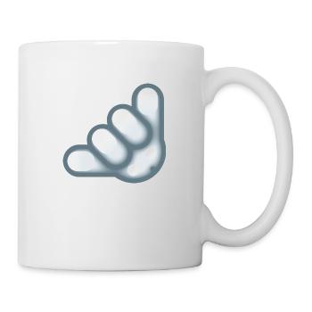 Smiley Hand Signal - Mug - white - Right