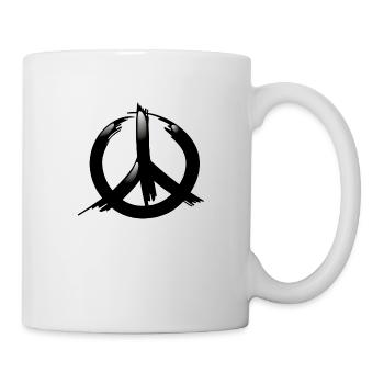 Smiley Peace - Mug blanc - blanc - Droite